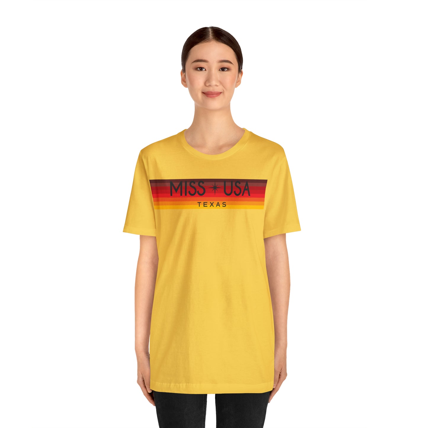 Colorblock Traditional Logo T-Shirt - Miss Texas USA