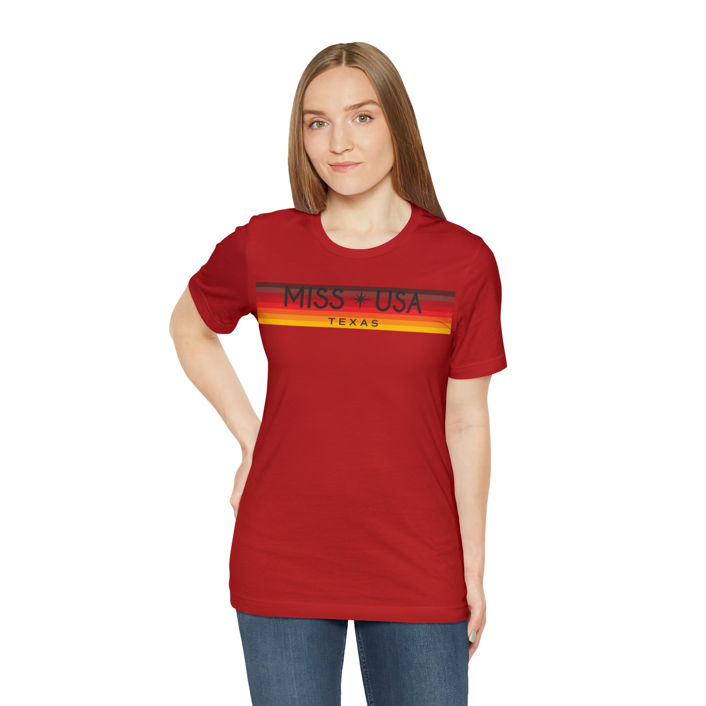 Colorblock Traditional Logo T-Shirt - Miss Texas USA