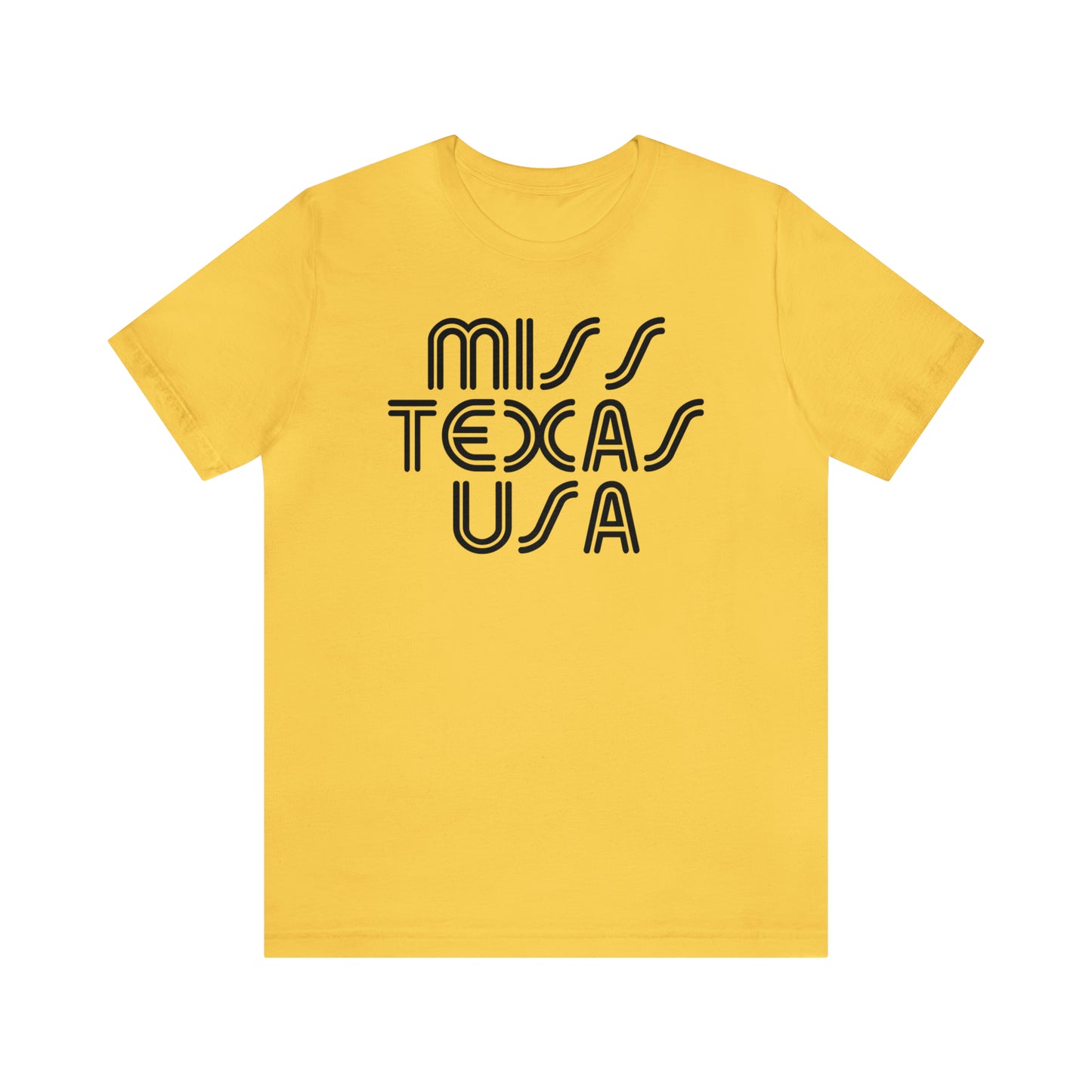 "Texas City Limits" T-shirt (Black Font) - Miss Texas USA
