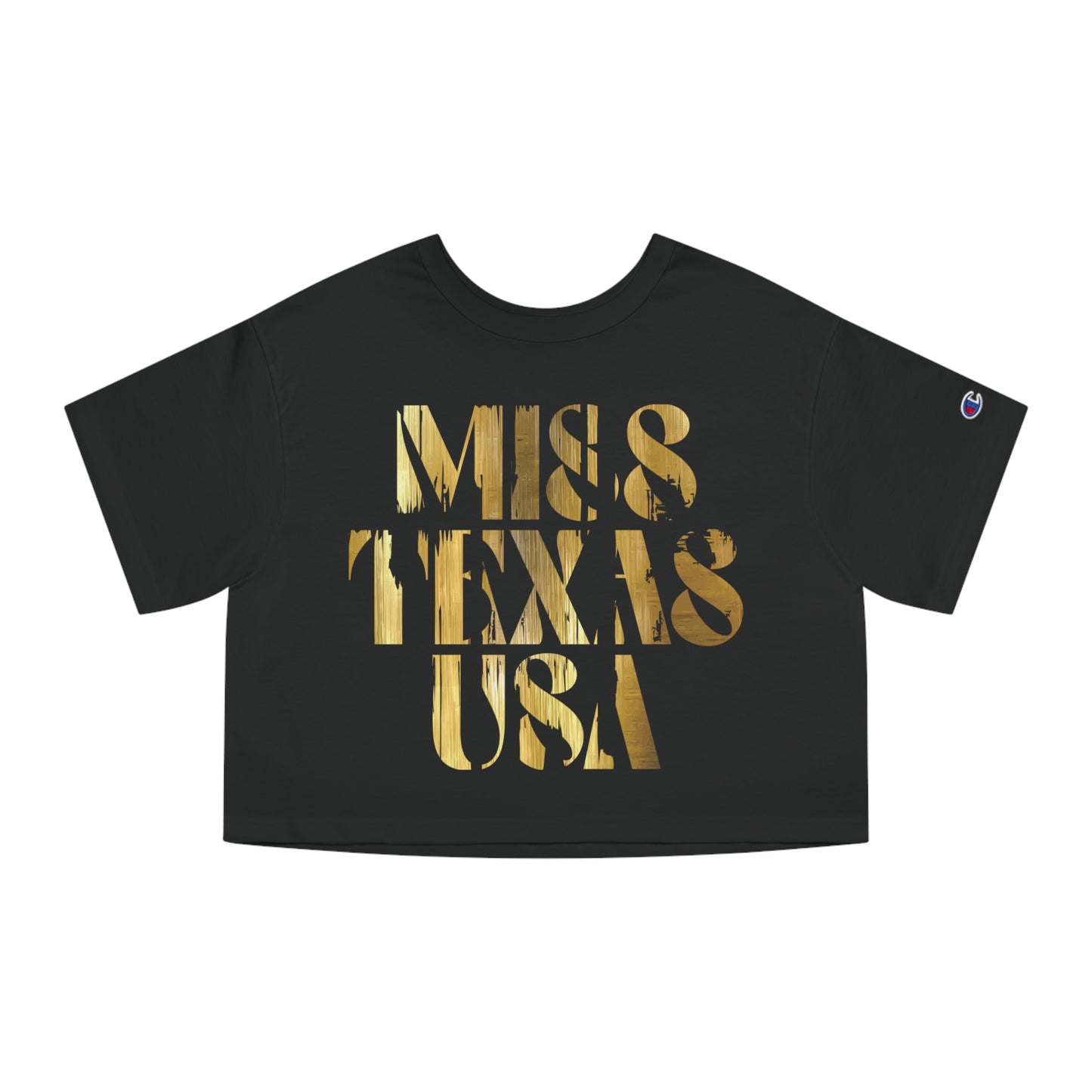 "Texas Gold" T-shirt (cropped) - Miss Texas USA
