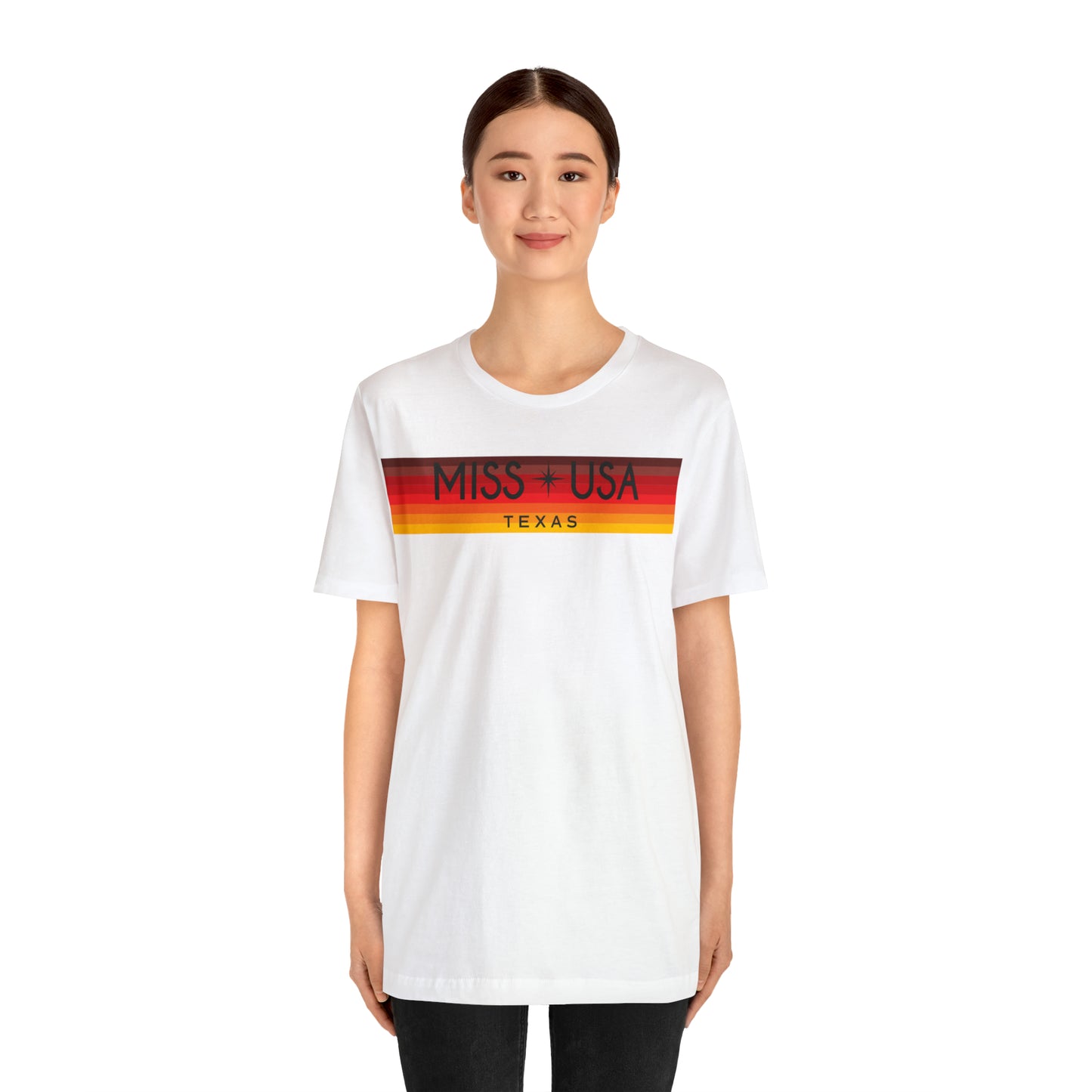 Colorblock Traditional Logo T-Shirt - Miss Texas USA