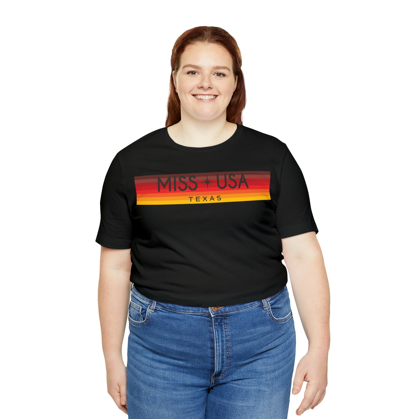 Colorblock Traditional Logo T-Shirt - Miss Texas USA