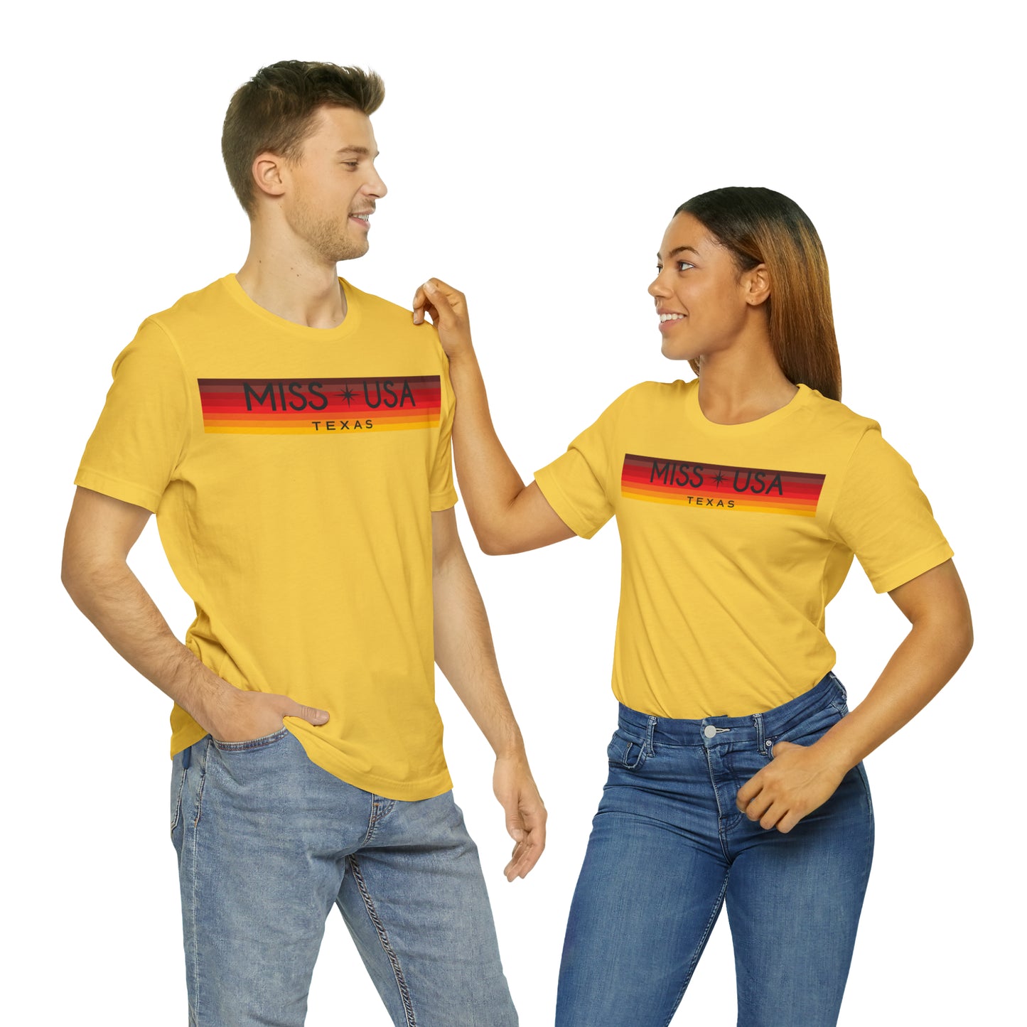 Colorblock Traditional Logo T-Shirt - Miss Texas USA
