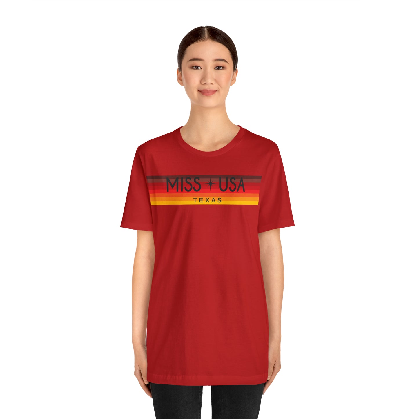 Colorblock Traditional Logo T-Shirt - Miss Texas USA