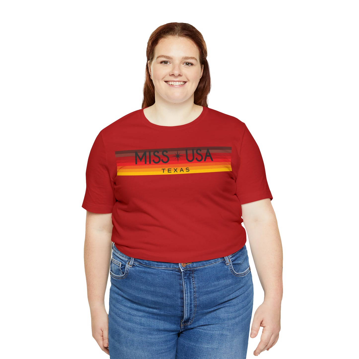 Colorblock Traditional Logo T-Shirt - Miss Texas USA