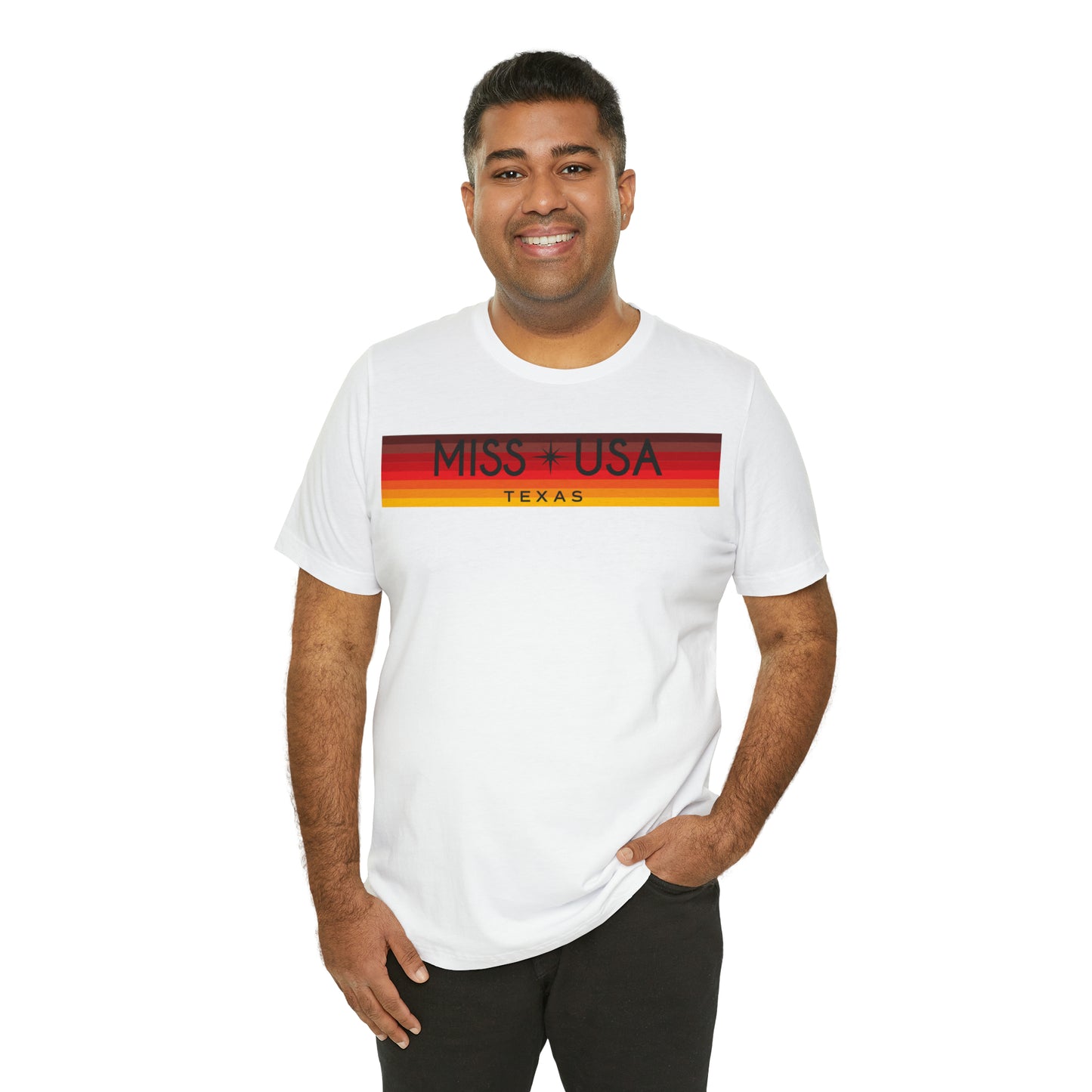 Colorblock Traditional Logo T-Shirt - Miss Texas USA