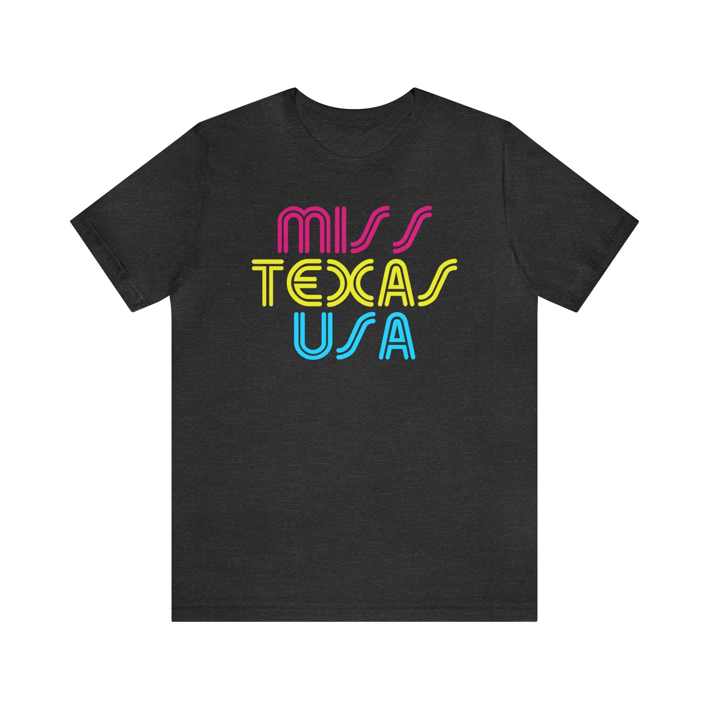 "Texas City Limits" T-shirt (Neon Font) - Miss Texas USA