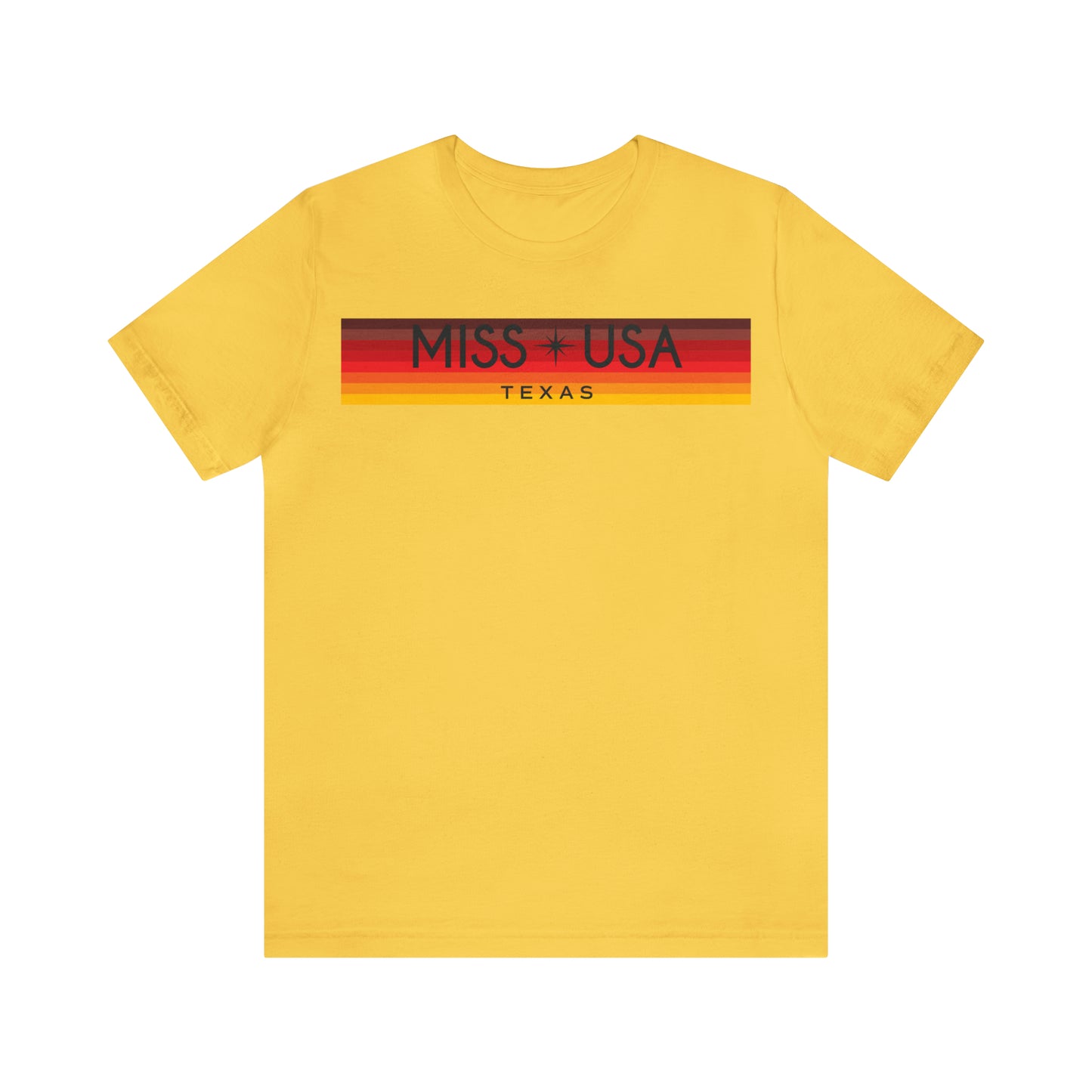 Colorblock Traditional Logo T-Shirt - Miss Texas USA