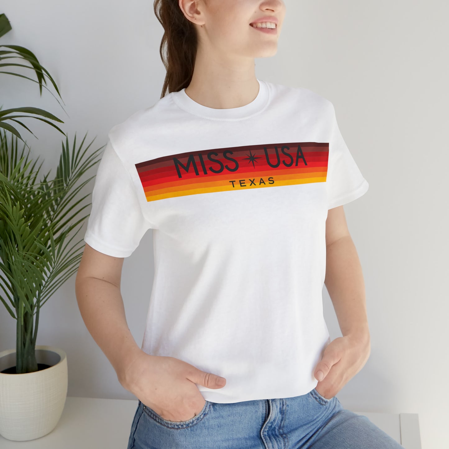 Colorblock Traditional Logo T-Shirt - Miss Texas USA