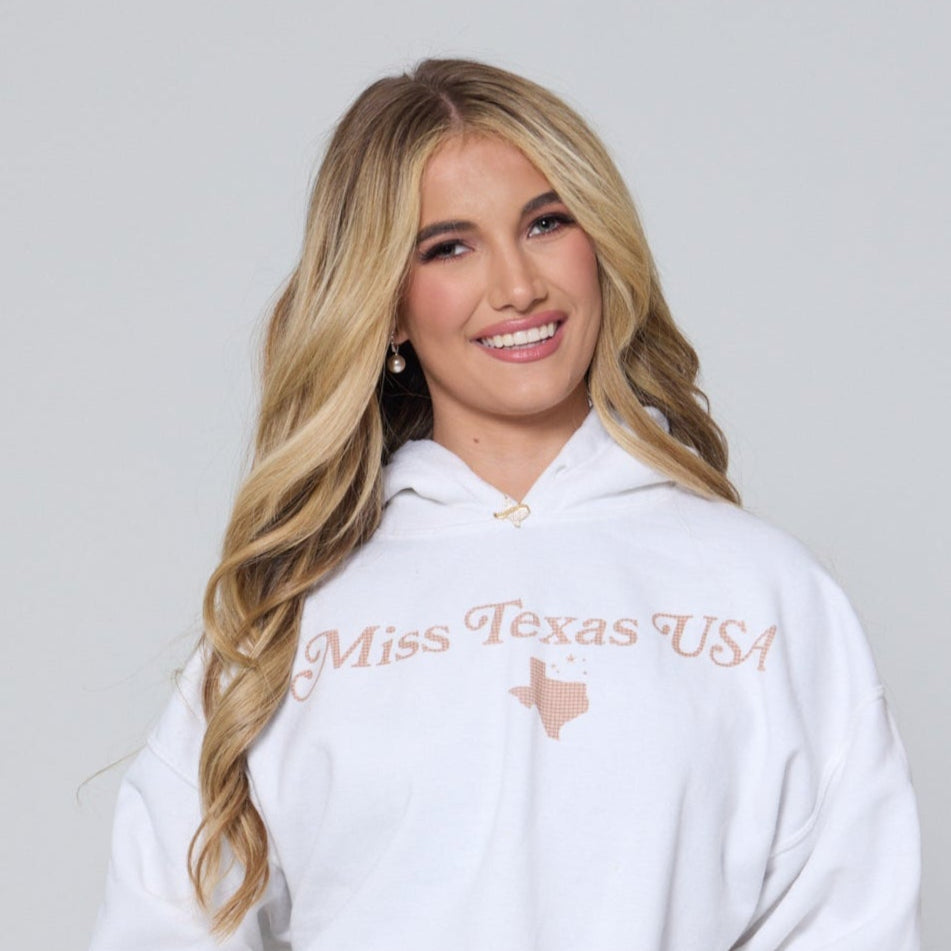 "Texas with Stars" Hoodie - Miss Texas USA