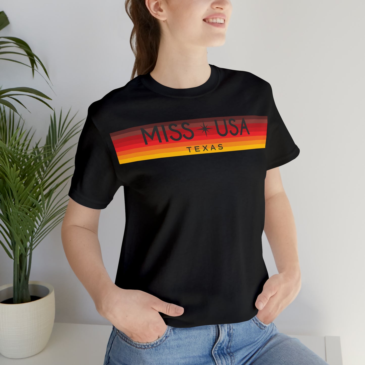 Colorblock Traditional Logo T-Shirt - Miss Texas USA