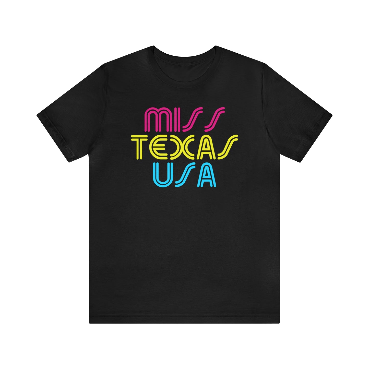 "Texas City Limits" T-shirt (Neon Font) - Miss Texas USA