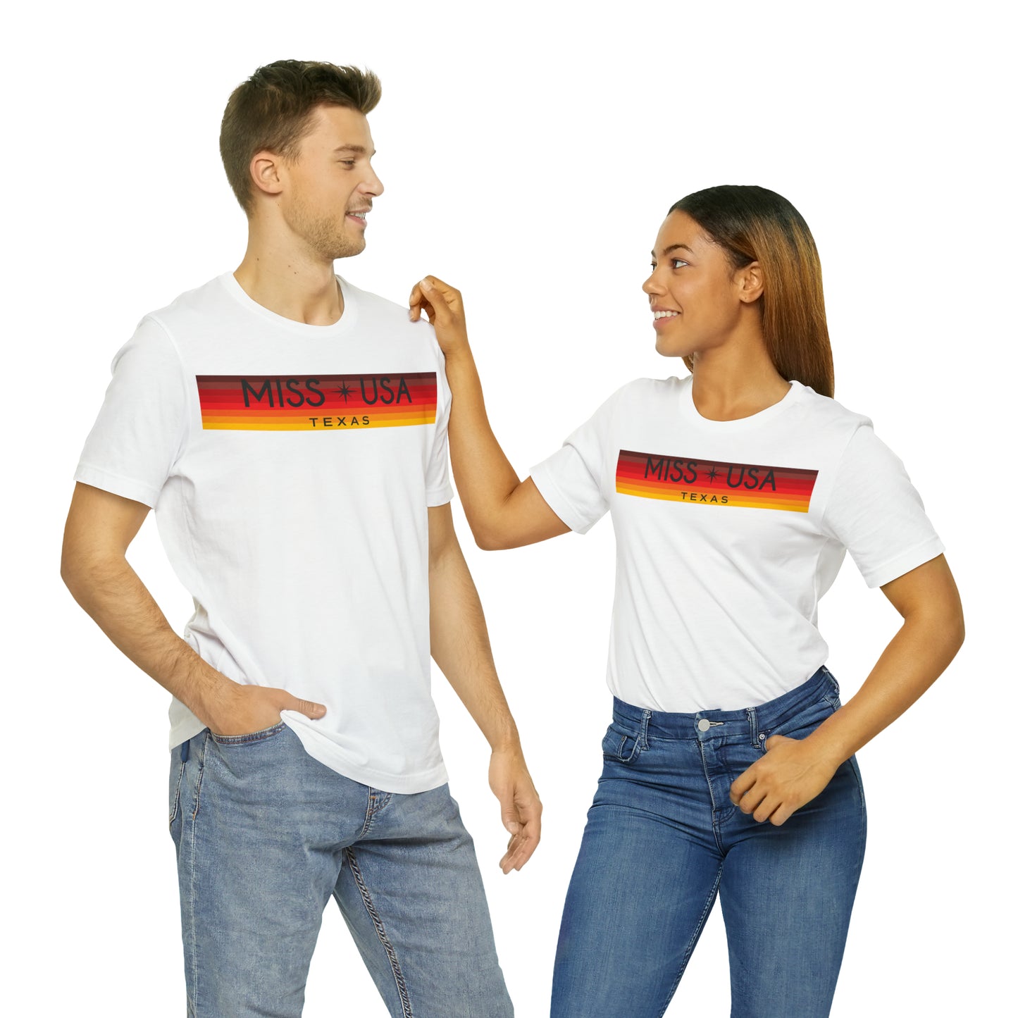 Colorblock Traditional Logo T-Shirt - Miss Texas USA