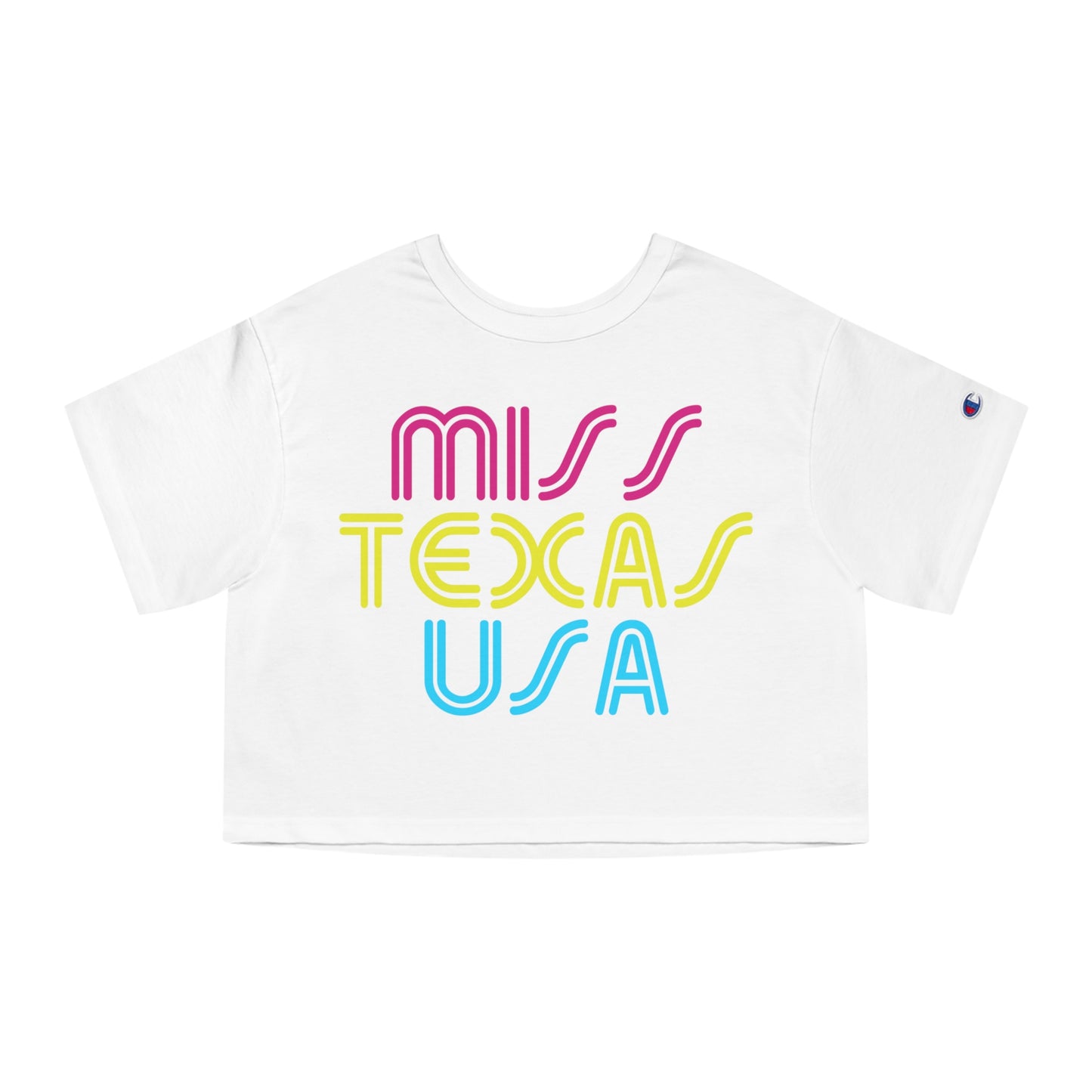 "Texas City Limits" T-shirt (Neon Font cropped) - Miss Texas USA
