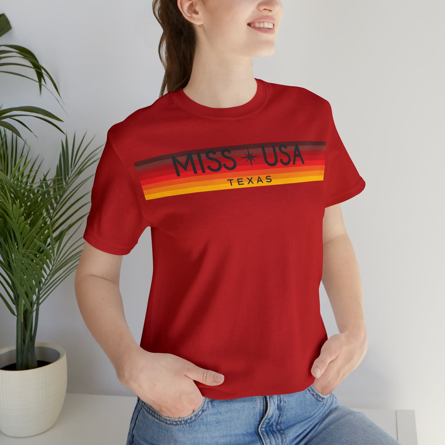 Colorblock Traditional Logo T-Shirt - Miss Texas USA