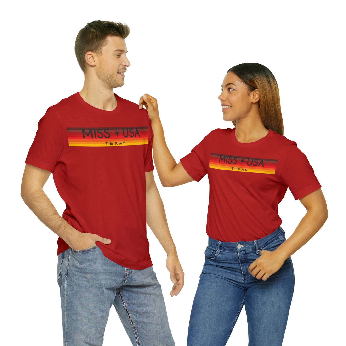 Colorblock Traditional Logo T-Shirt - Miss Texas USA