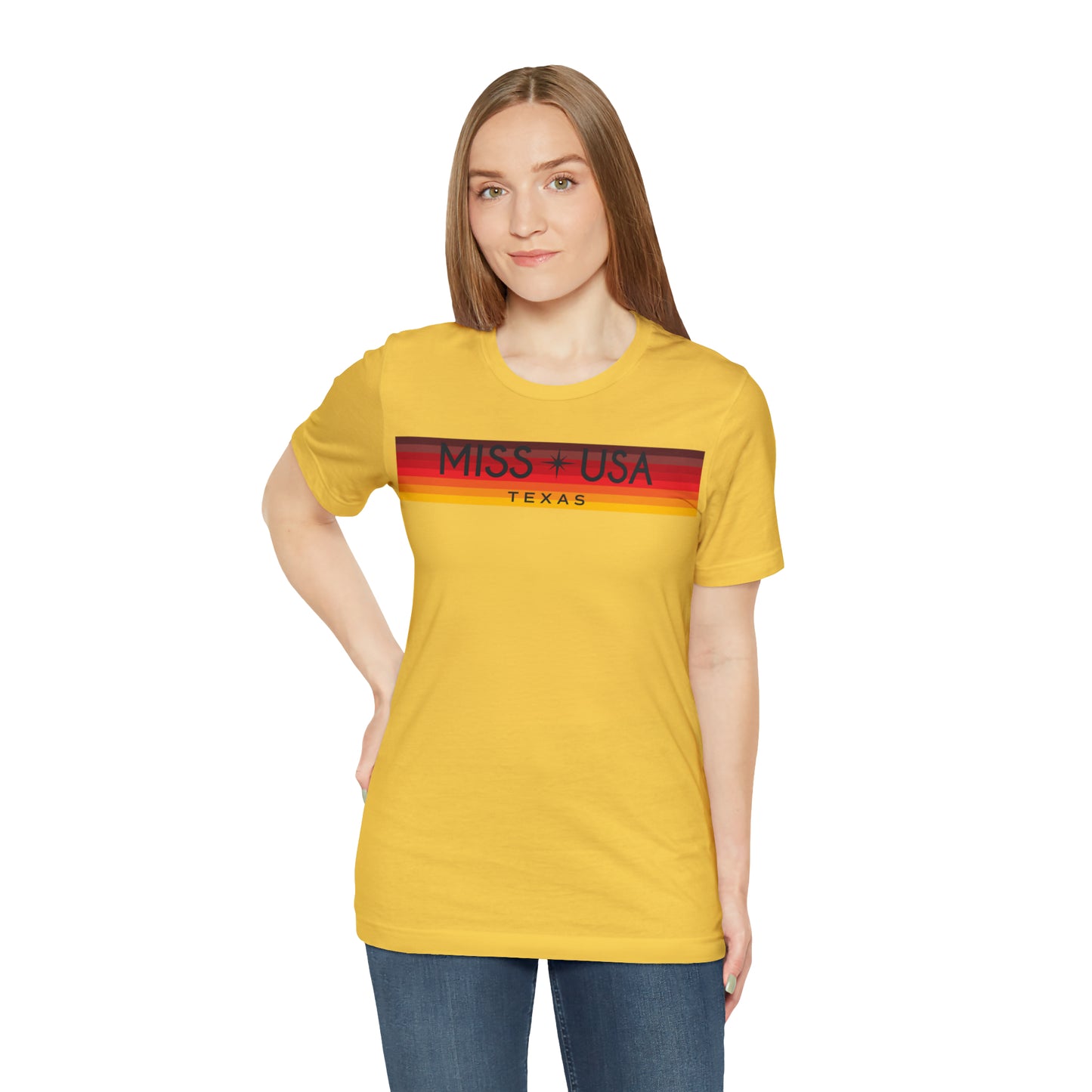 Colorblock Traditional Logo T-Shirt - Miss Texas USA