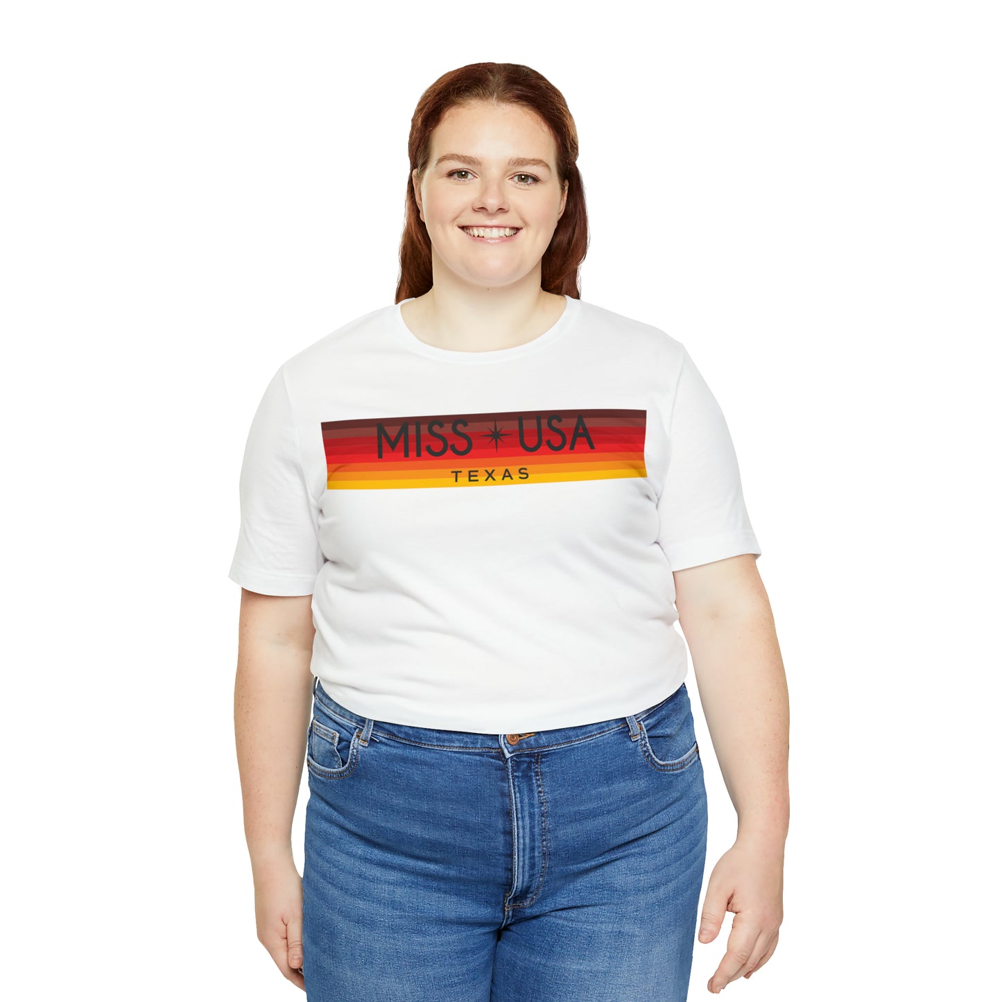 Colorblock Traditional Logo T-Shirt - Miss Texas USA