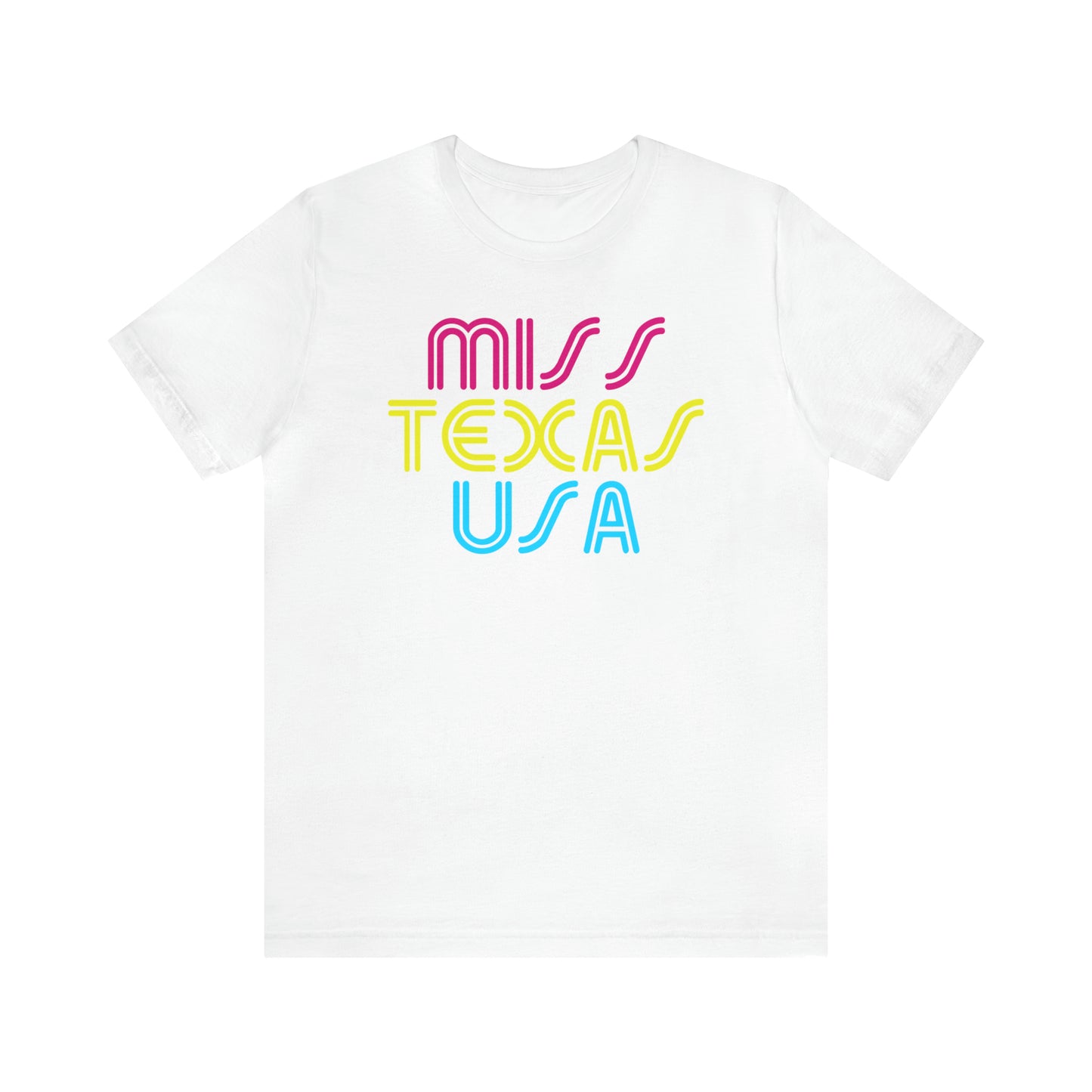 "Texas City Limits" T-shirt (Neon Font) - Miss Texas USA