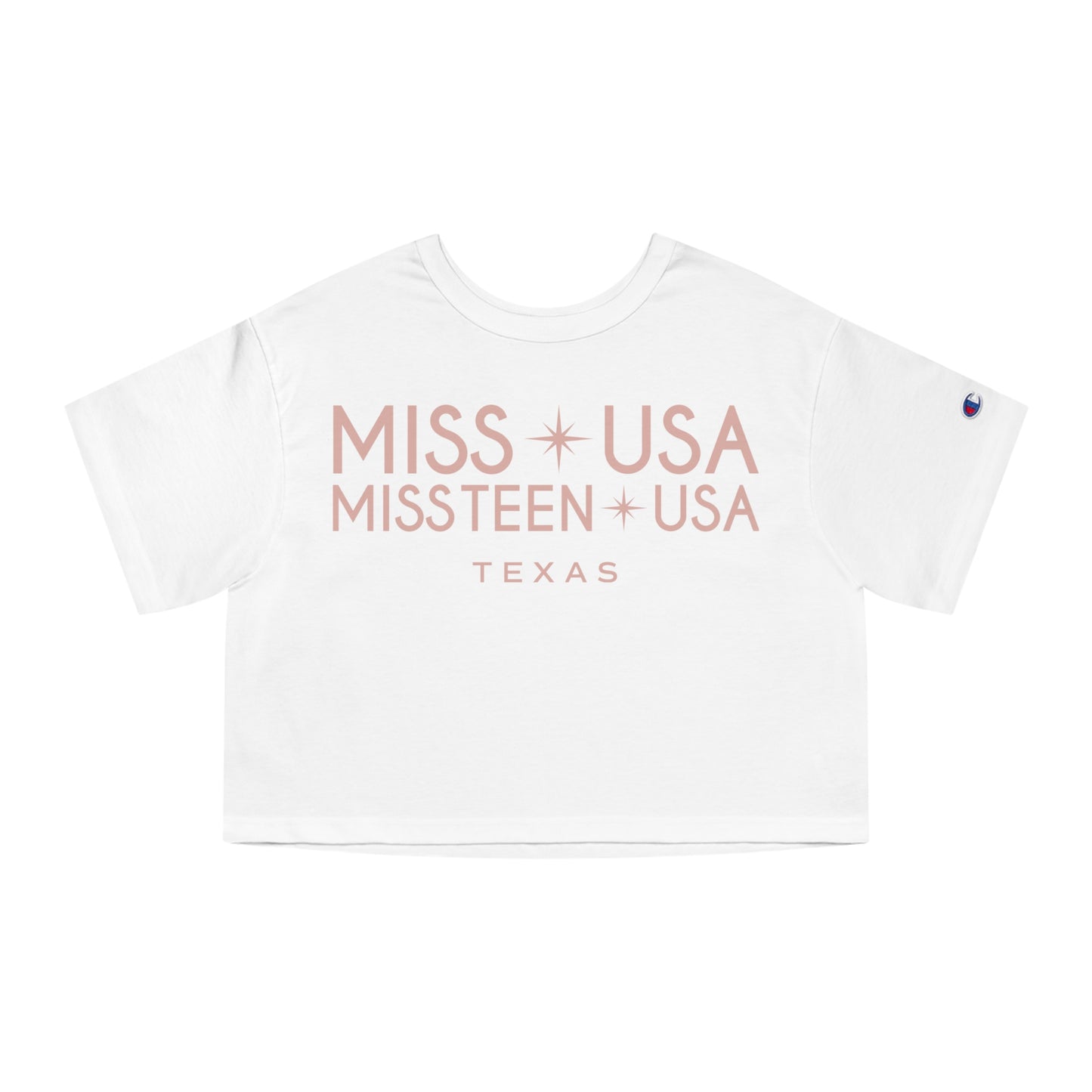 Logo T-shirt (cropped) - Miss Texas USA / Miss Texas Teen USA