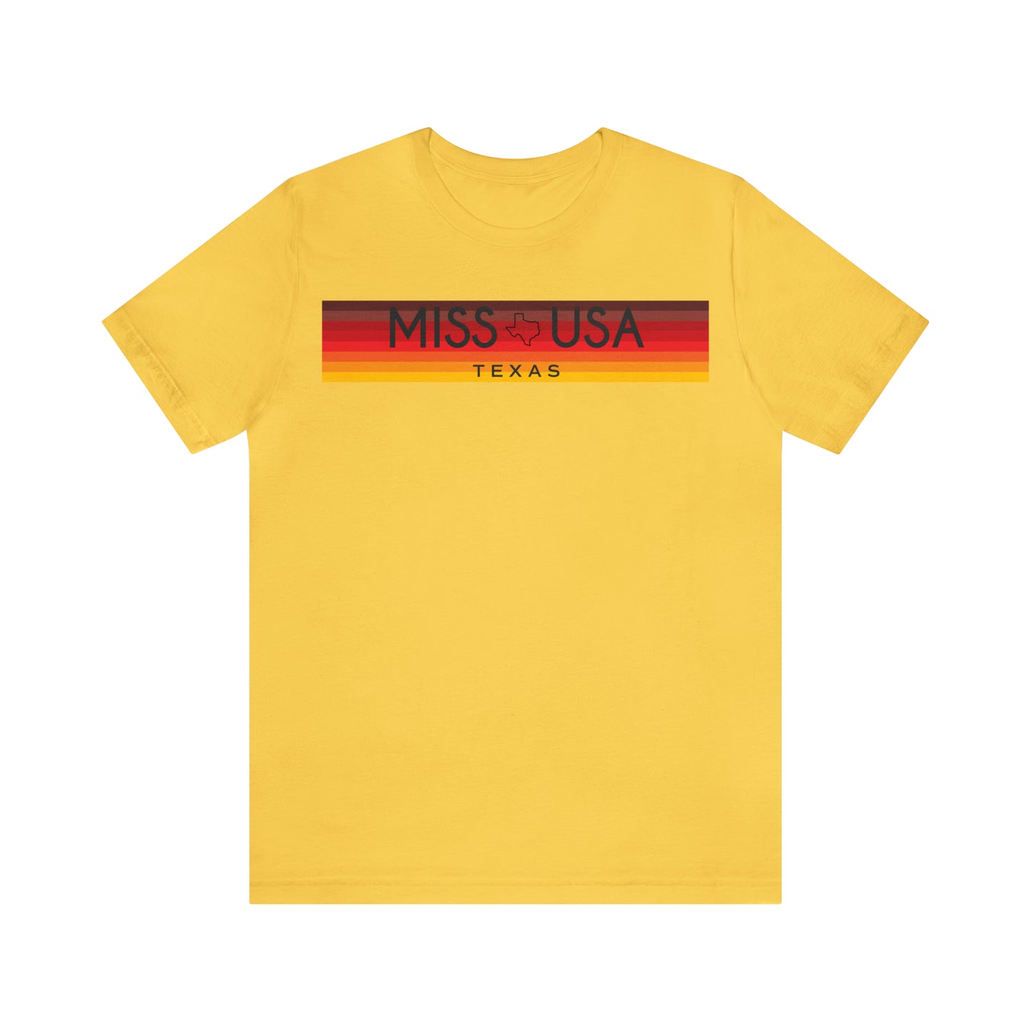 Colorblock "TEXAS" Logo T-Shirt - Miss Texas USA
