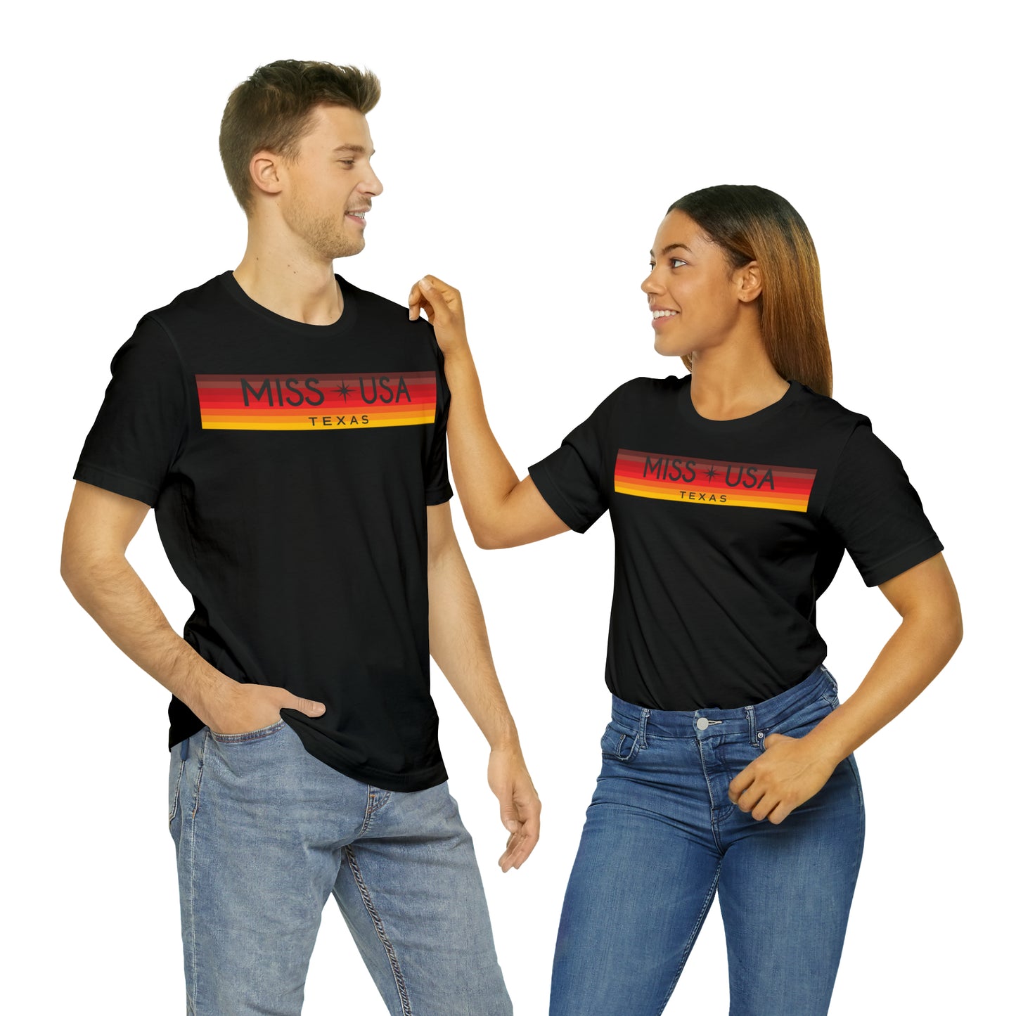 Colorblock Traditional Logo T-Shirt - Miss Texas USA