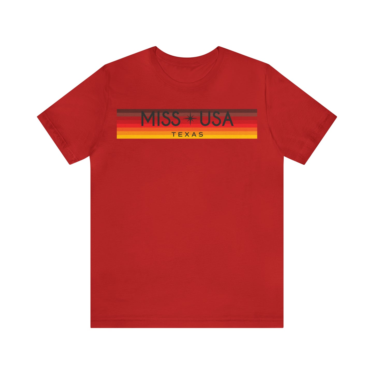 Colorblock Traditional Logo T-Shirt - Miss Texas USA