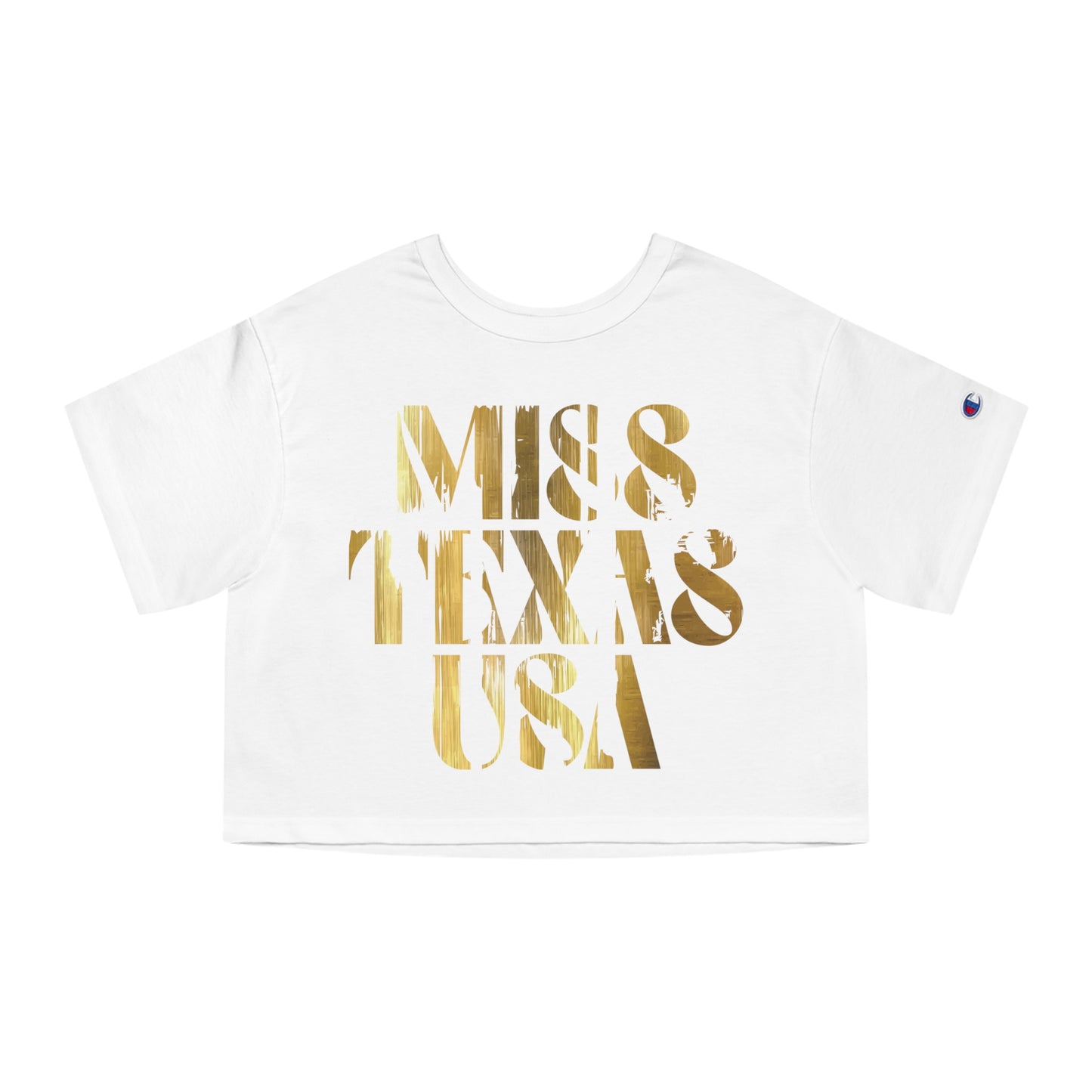 "Texas Gold" T-shirt (cropped) - Miss Texas USA