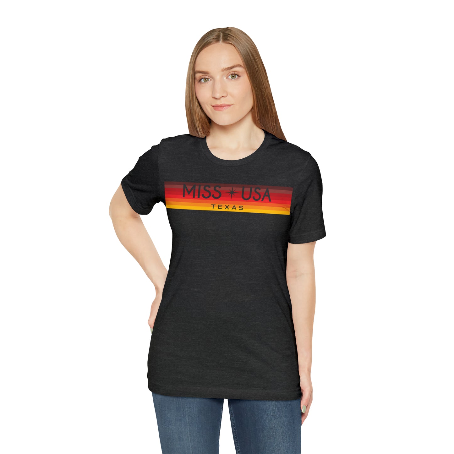 Colorblock Traditional Logo T-Shirt - Miss Texas USA