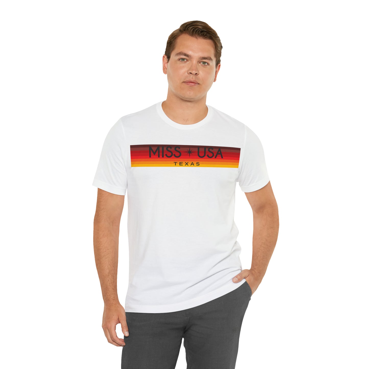 Colorblock Traditional Logo T-Shirt - Miss Texas USA