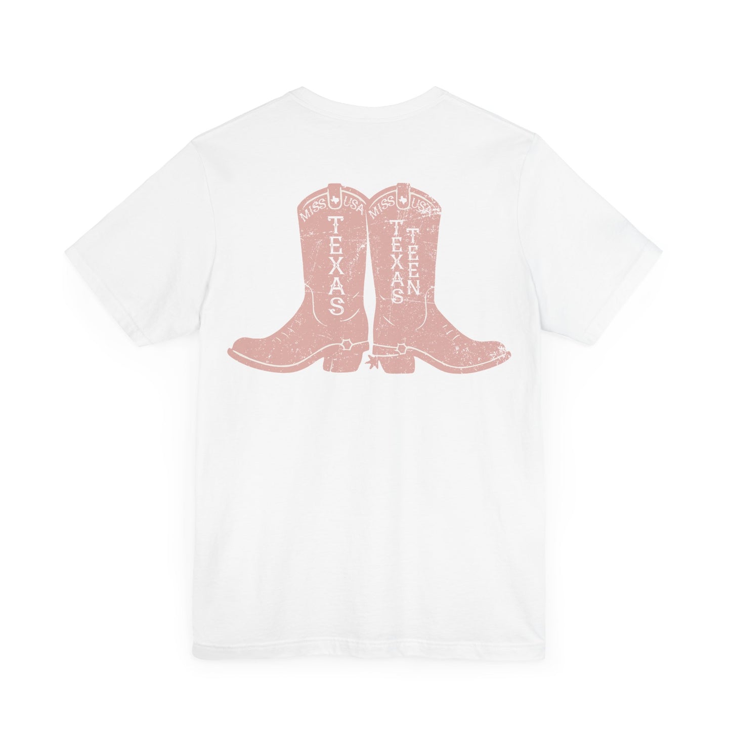 2025 Official Miss Texas USA & Miss Texas Teen USA Pageant T-shirt (Boots)