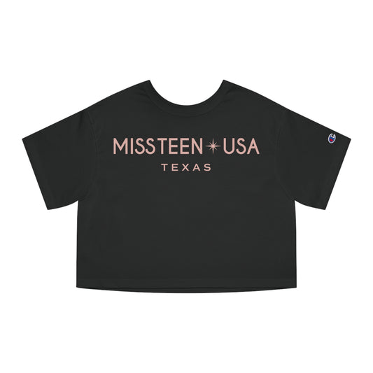 Single Logo T-shirt (cropped) - Miss Texas Teen USA