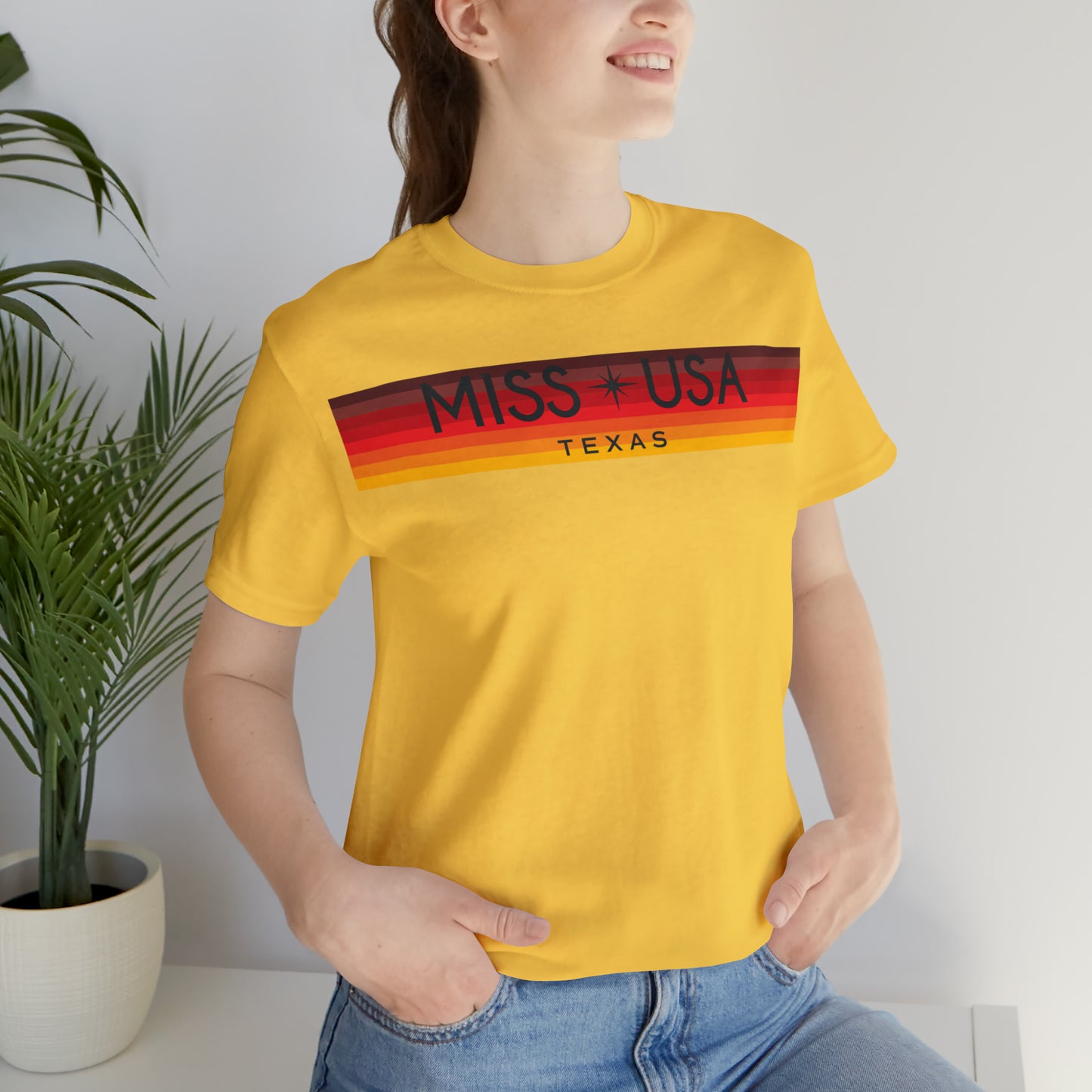 Colorblock Traditional Logo T-Shirt - Miss Texas USA