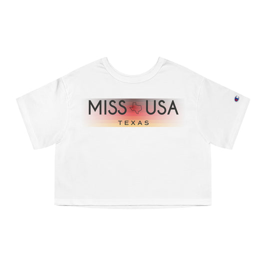 Colorway "TEXAS" Logo T-shirt (cropped) - Miss Texas USA