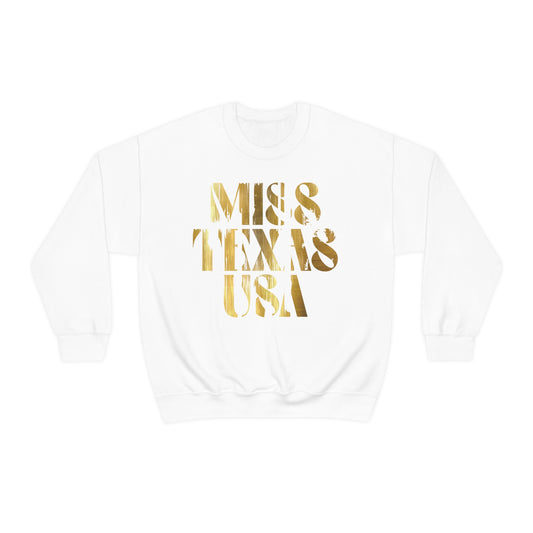 "Texas Gold Dos" Sweatshirt - Miss Texas USA