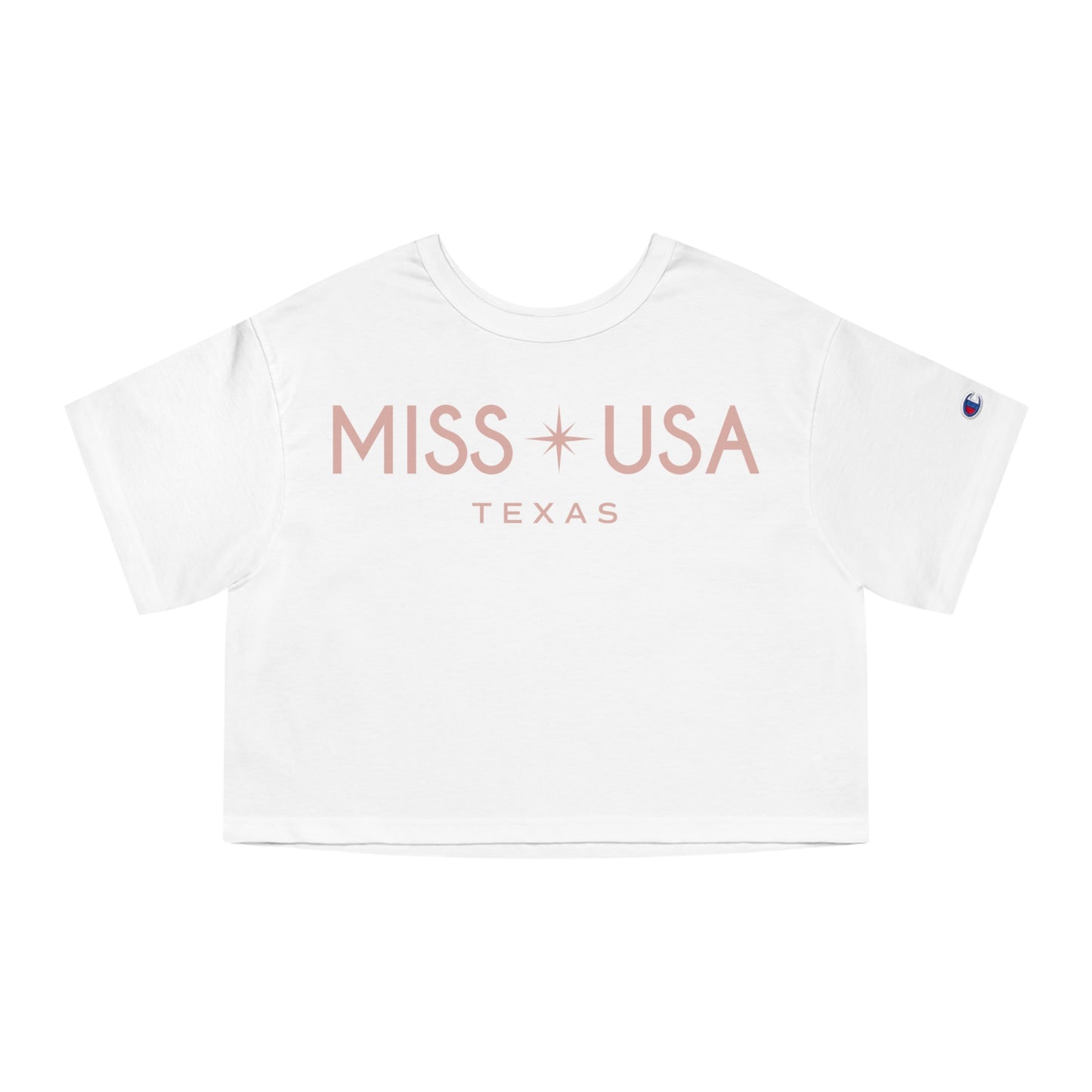 Single Logo T-shirt - Miss Texas USA (cropped)