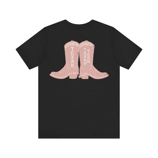 2025 Official Miss Texas USA & Miss Texas Teen USA Pageant T-shirt (Boots)